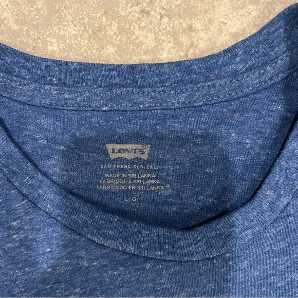 LEVI’S Mens Blue Short Sleeve Tshirt - Picture 2 of 2